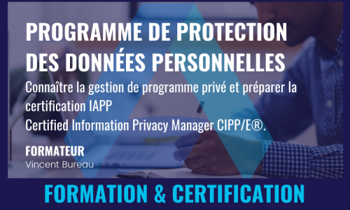 PROGRAMME DE PROTECTION DES DONNÉES PERSONNELLES