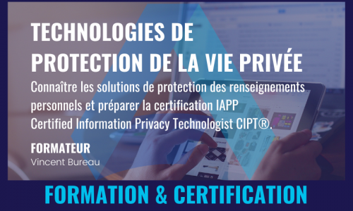 TECHNOLOGIES DE PROTECTION DE LA VIE PRIVÉE